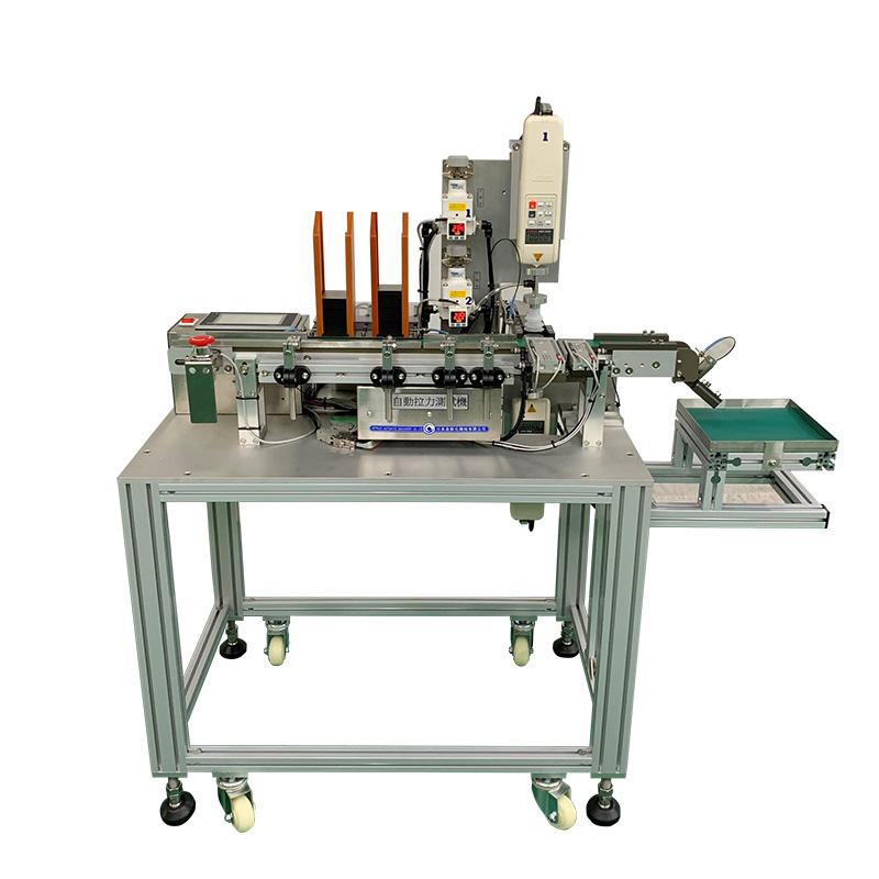 Automatic feeding and double sided tensile testing machine